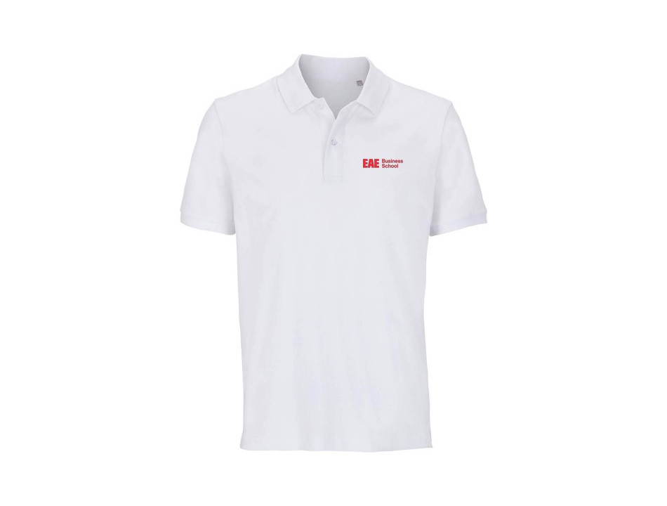 Polo EAE Unisex Blanco