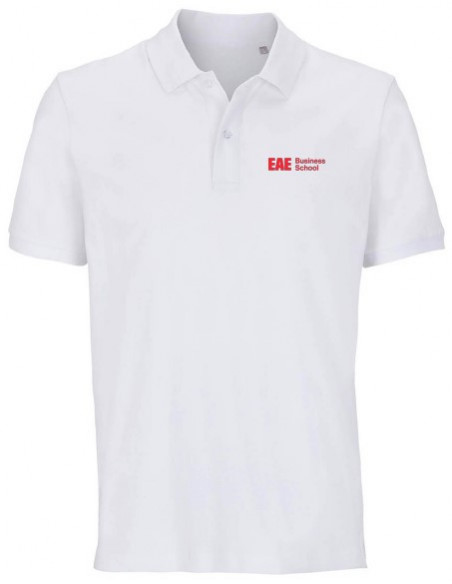 Polo EAE Unisex Blanco