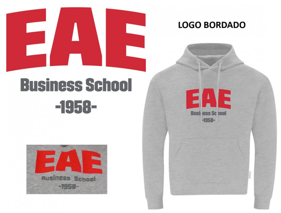 Sudadera EAE Unisex Gris