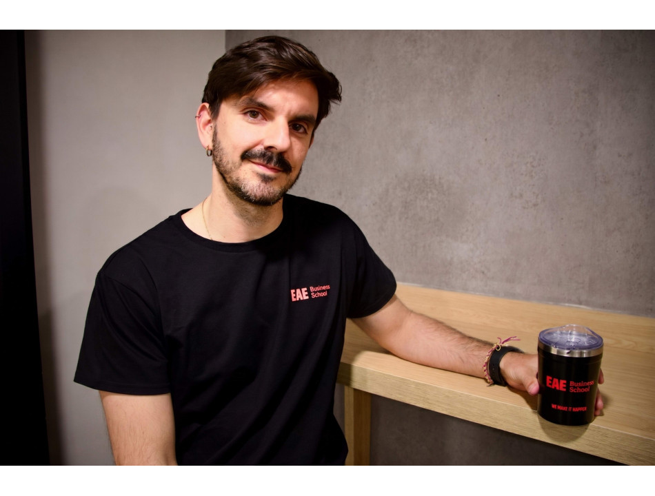 Camiseta EAE hombre/negra