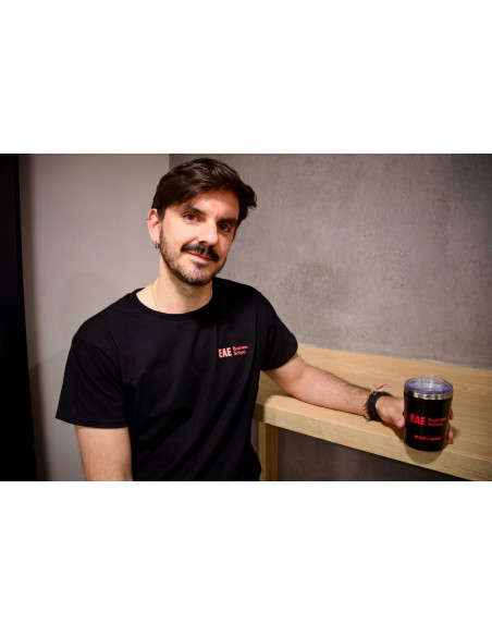 Camiseta EAE hombre/negra