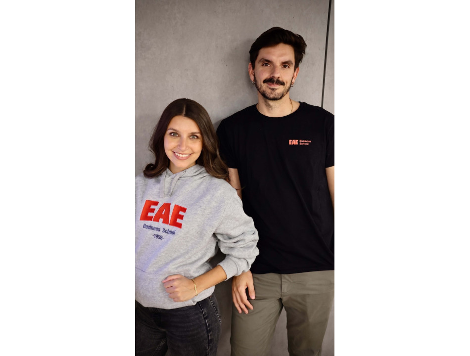 Camiseta EAE hombre/negra