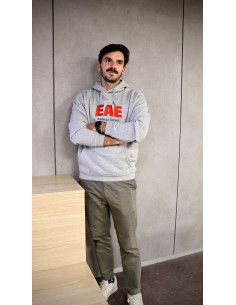 Sudadera EAE Unisex Gris 2