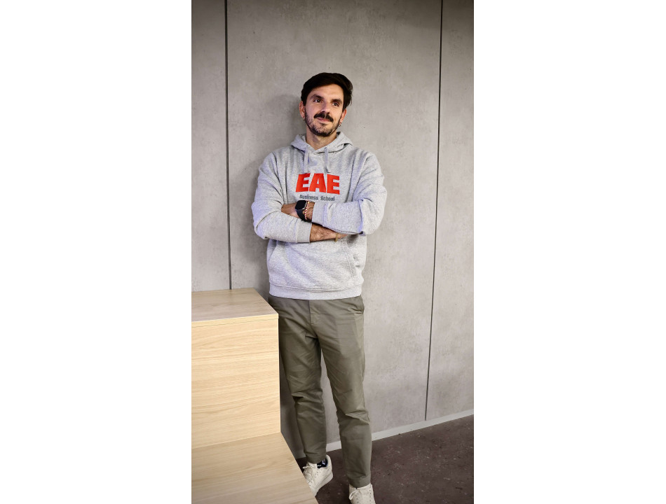 Sudadera EAE Unisex Gris