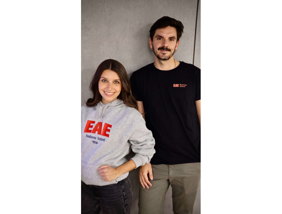 Sudadera EAE Unisex Gris