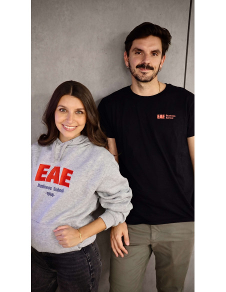 Sudadera EAE Unisex Gris