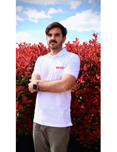 Polo EAE Unisex Blanco