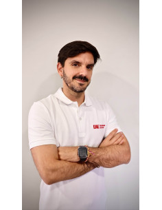 Polo EAE Unisex Blanco 2